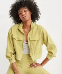 Aerie Light Olive Utility Jacket