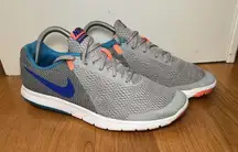 Nike Flex Experience RN 5 Shoes Womens Size 10 Gray Blue Running Sneakers
