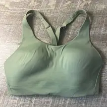 ATHLETA ADVANCE SPORTS BRA IN EUCALYPTUS GREEN SIZE 34D
