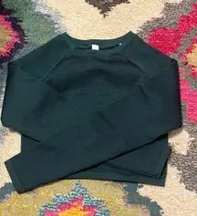 Waffle Cropped Shirt