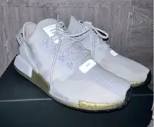 NEW Adidas Women's NMD R1 V2 Gold Boost‎ Sneakers Size 8.5 Athletic Shoes