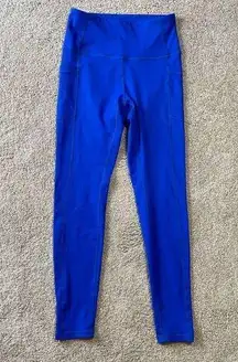 Ethos Electric Blue High Waist Leggings with side pockets