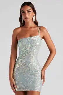 Sequin Homecoming Dress