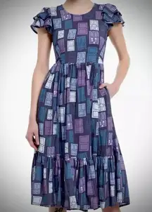 Disney Pixar Monsters, Inc. Doors Ruffle Dress