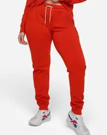 NWT MATE the Label Red Organic Terry Classic Jogger - XL