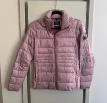 Abercrombie & Fitch Pink Puffer Coat 