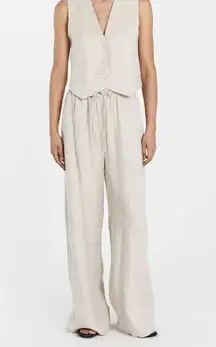 Gina Elastic Linen Pant