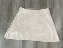 Quince Silk Mini Skirt Champagne