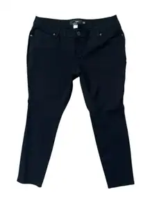 Torrid Stretch Flat Front Pockets Black Pants Size 14S Dark Academia Modern Goth