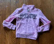 Pink VS Pink Quarter Zip Pullover SIZE XS