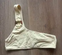 One shoulder bikini top