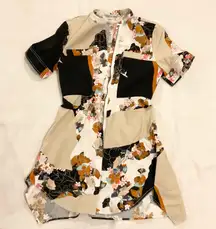 3.1 Phillip Lim For Target Multicolored In Paper Floral Print Dress SizeM bust34