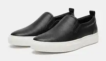 EXCELLENT Vince Fletcher Leather Platform Sneaker US 5.5 Perforated Slip-On