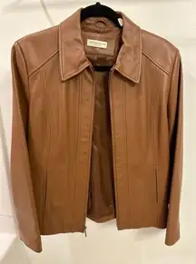 Valerie Stevens 100% Leather Jacket