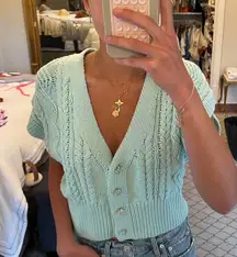 ZARA Short Sleeve Sweater