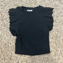 Zara Ruffle Tank Top Size M!(fits like an XS or S)