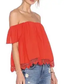 Lovers + Friend Red Blouse