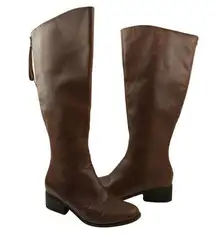 Lucky Brand Boots Womens 8.5M Knee High Leather Lanesha Slouch Boots