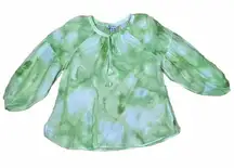 Tommy‎ Bahama Sheer Light Weight Tie Died Shirt Size Small