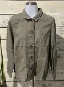 Mod Ref Olive Green Women's Utility Jacket Size Small
