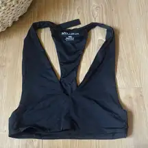 MYRA SWIM FADE BLACK BIKINI TOP