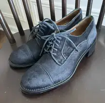 Rachel Zoe Black Pony Hair Leather Oxfords $200 8