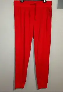 Zyia Active Don’t Wake Me thermal red orange waffle knit joggers size 3XL