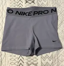 Nike Dri-Fit Pro Spandex Shorts 3” Gray