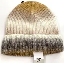 BP  cream ombré beanie hat NWT