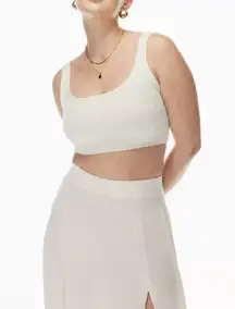 Aritzia wilfred cropped top