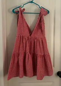 zara red gingham mini dress Zara Red Gingham Mini Dress - Dresses - Calgary, Alberta | Facebook Marketplace