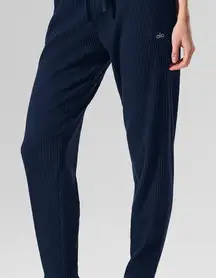 Alo Navy Blue Women's Muse Sweatpants