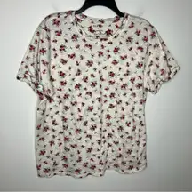 Torrid floral‎ t-shirt relaxed fit 100% cotton size 1