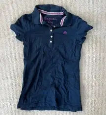 FREE WITH PURCHASE Aeropostale navy blue polo shirt size M