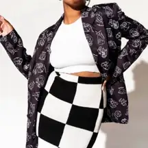 Dressed in Lala Make Me Wanna Zodiac Celestial Blazer Jacket