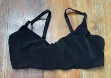 Women's UO Out From Under Black Mesh Bralette Small