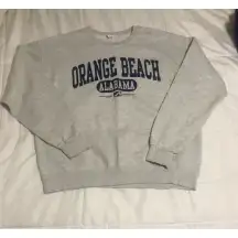 Jerzees NuBlend ALABAMA Sweatshirt Orange Beach Unisex Large