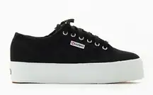 Superga  2790 Black Platform Sneakers