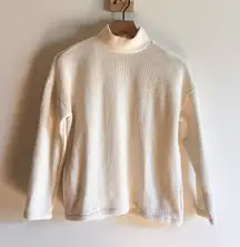 Madewell Button Back Mock Neck Sweater Size XS