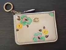 Coach  Mini Skinny Id Case With Floral Print CI186