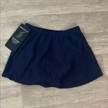 Miraclesuit swim skort bathing suit bottom NWT Navy Blue sz 8 $80