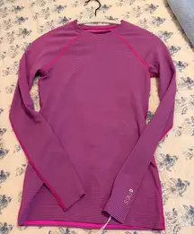 XXS Pink Cloud Seamless FIGS Salta Long Sleeve Underscrub