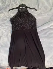 Black Formal Mini Dress