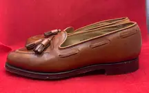 Crockett & Jones Ladies Naseby Chestnut Burnished Calf Loafers Shoes