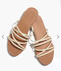 The Kathryn Espadrilles Sandal Slide In Alabaster