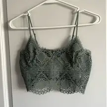 Lace crop top