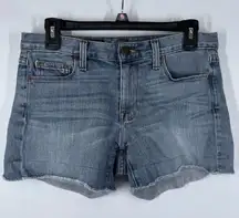 J. Crew Indigo Denim Cut Off Short Size 26