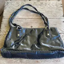 Sigrid Olsen Black Leather Bag