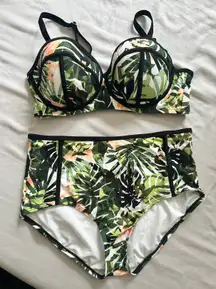 2 Piece High Waisted Bikini 