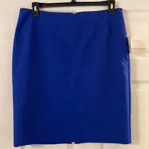 Ellen Tracy Skirt size 14 brand new with tag color blue length 22” waist 34/36”